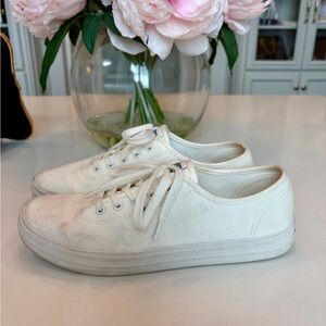 Keds Off-White Canvas Sneakers